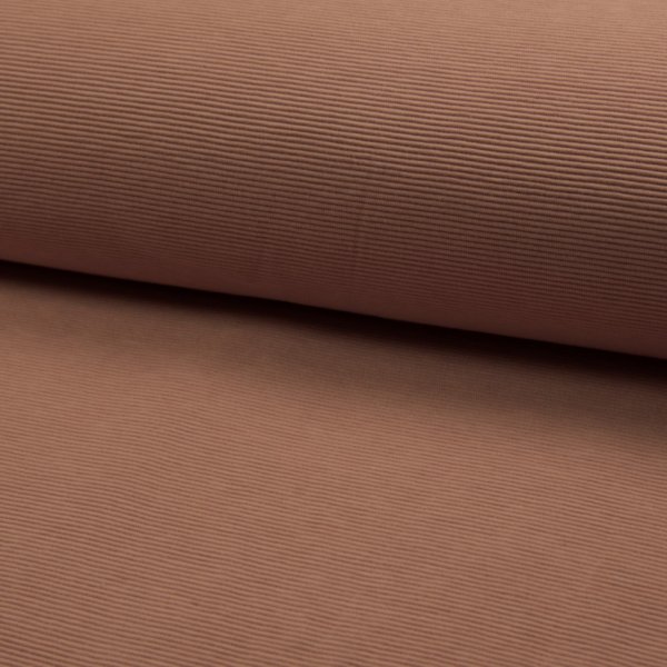 Ottoman-Rib-Jersey Rippjersey rosa / dusty rose